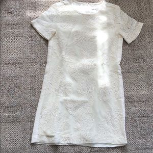 Lace white dress from Loft